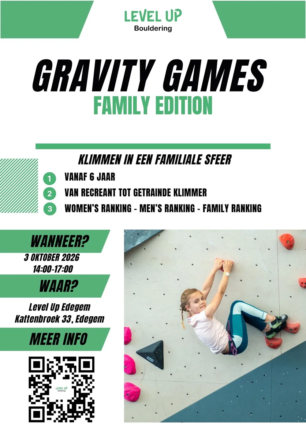 Affiche van de Gravity Games – Family Edition op 3 oktober 2026
